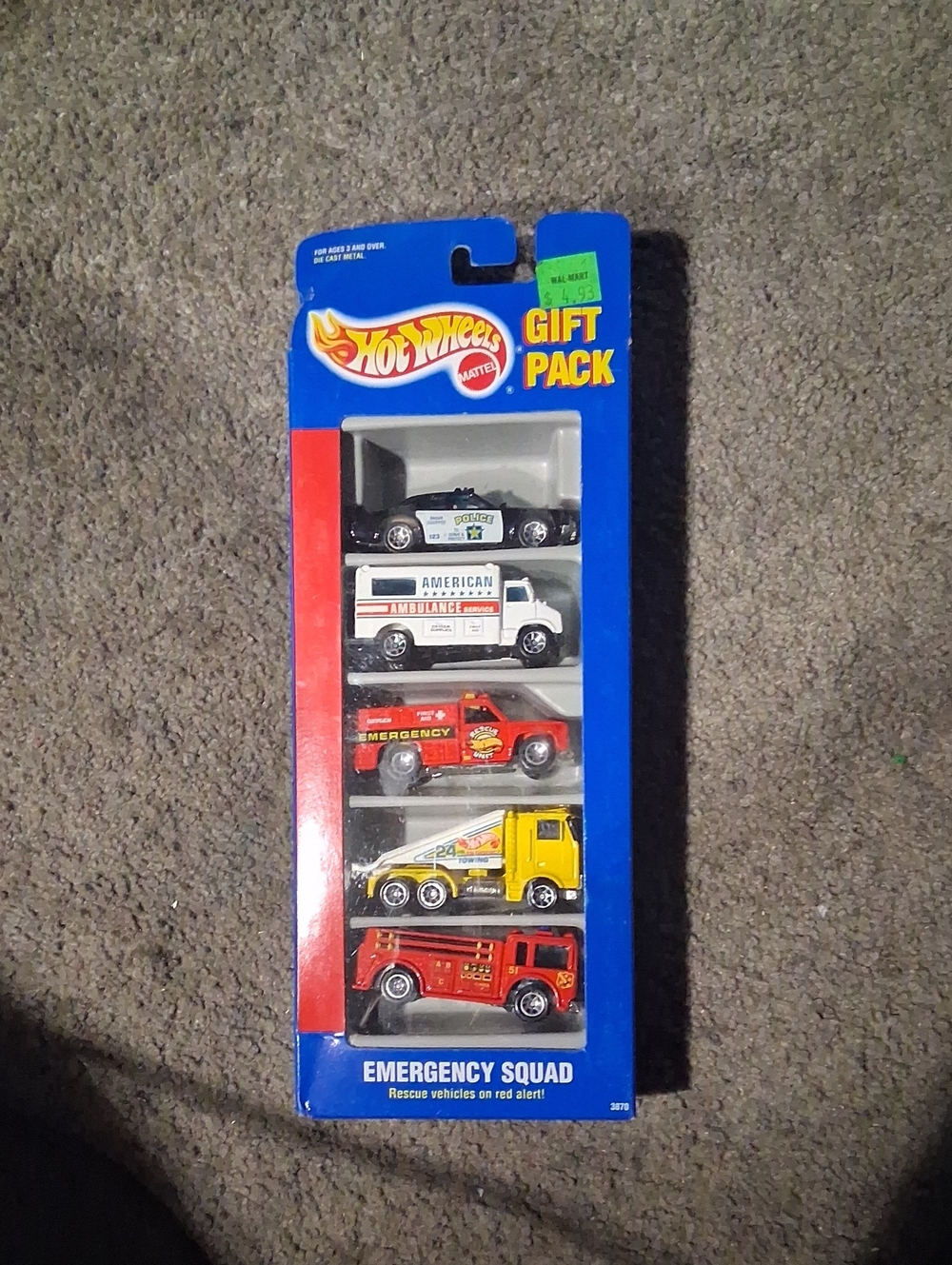 1994 Emergency Squad 5-Pack - Red, White, Yellow Rescue Vehicles
